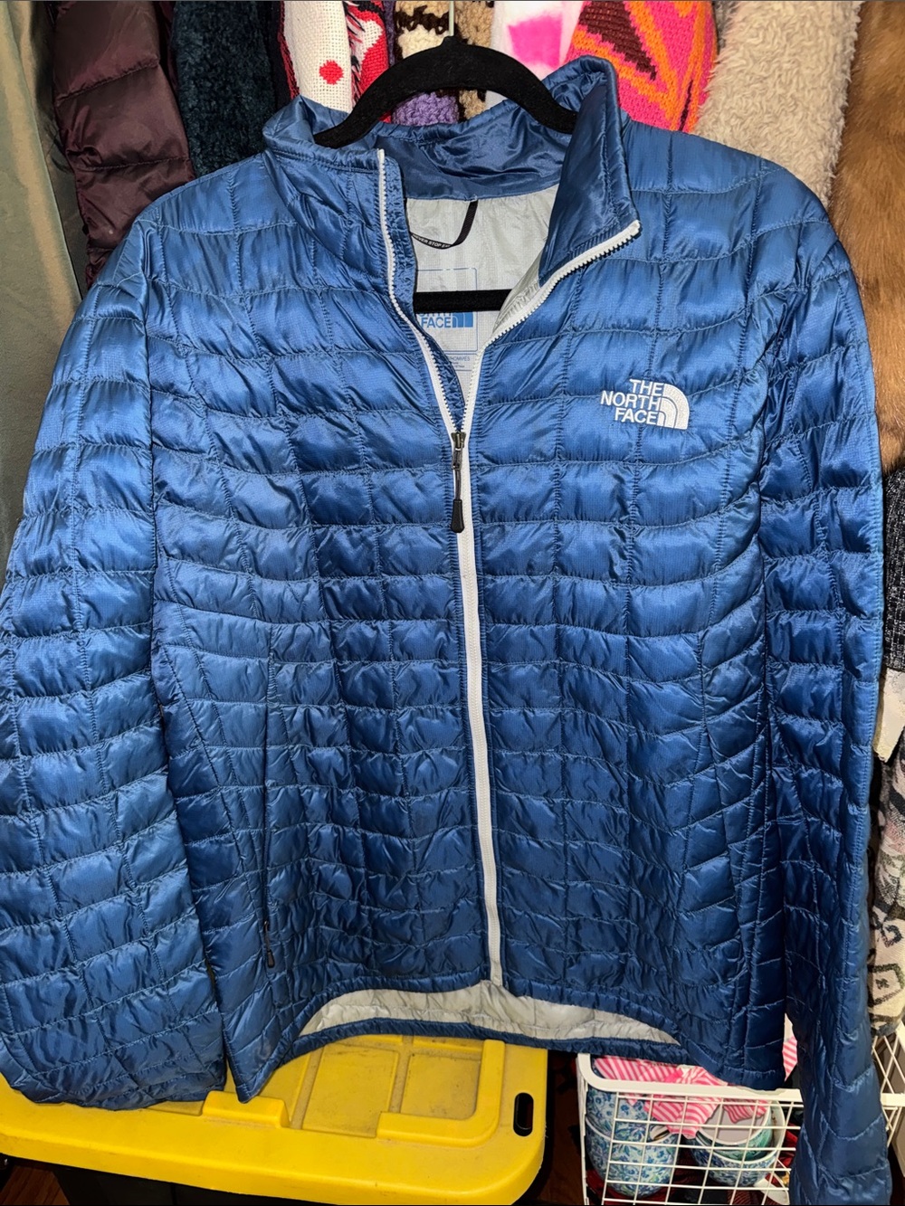 The North Face Men’s  Blue Quilted Lightweight Puffer Jacket